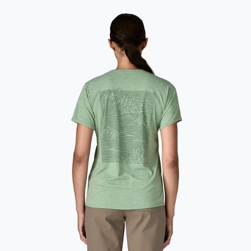 Dámske tričko Patagonia Cap Cool Daily Graphic Shirt strataspire / ellwood green x-dye