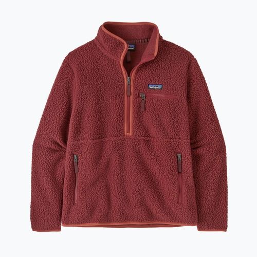 Dámska fleece mikina Patagonia Retro Pile Marsupial sequoia red