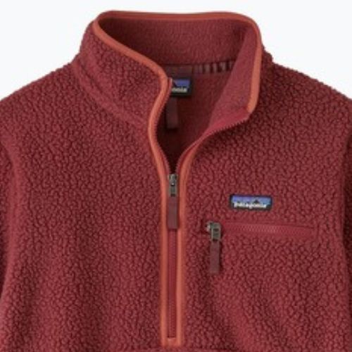 Dámska fleece mikina Patagonia Retro Pile Marsupial sequoia red