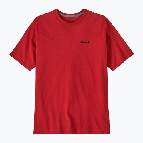 Pánske  tričko Patagonia P-6 Logo Responsibili-Tee amanita red