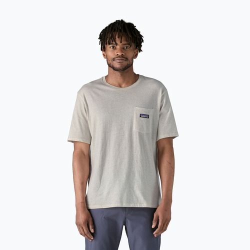 Pánske tričko Patagonia Daily Pocket Tee birch white