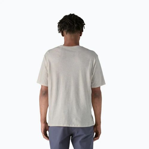 Pánske tričko Patagonia Daily Pocket Tee birch white