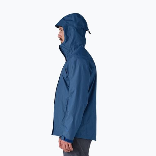 Pánska bunda do dažďa Patagonia Torrentshell 3L Rain clement blue