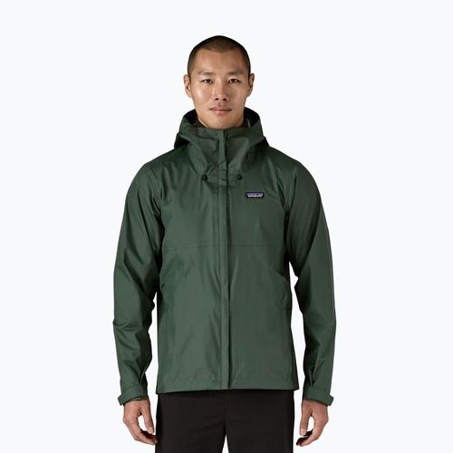 Pánska bunda do dažďa Patagonia Torrentshell 3L Rain old growth green