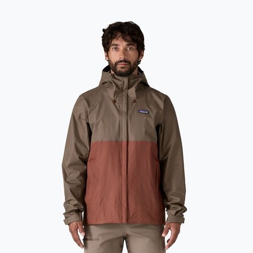 Pánska bunda do dažďa Patagonia Torrentshell 3L Rain marlow brown