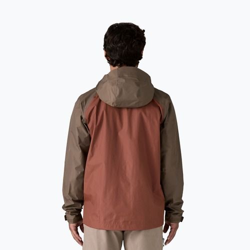 Pánska bunda do dažďa Patagonia Torrentshell 3L Rain marlow brown