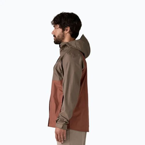 Pánska bunda do dažďa Patagonia Torrentshell 3L Rain marlow brown