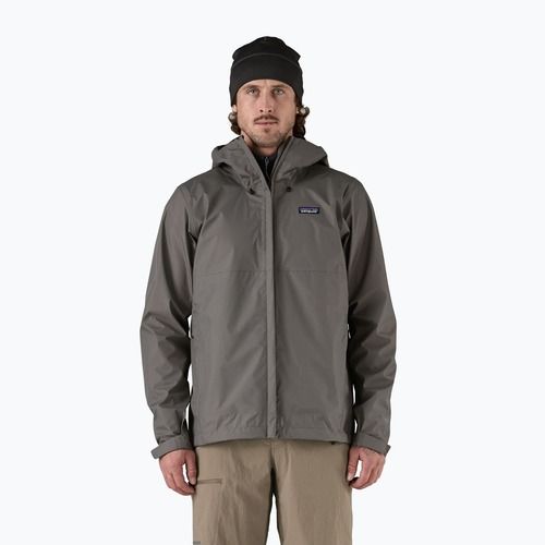 Pánska bunda do dažďa Patagonia Torrentshell 3L Rain noble grey