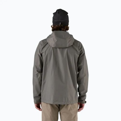 Pánska bunda do dažďa Patagonia Torrentshell 3L Rain noble grey