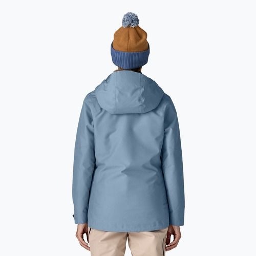 Dámska bunda do dažďa Patagonia Insulated Powder Town barnacle blue