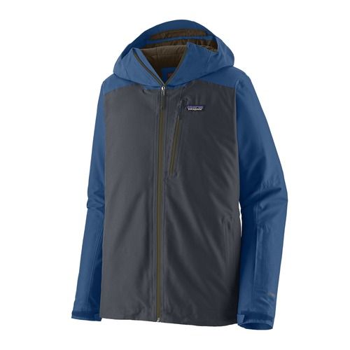 Pánska bunda do dažďa Patagonia Insulated Powder Town smolder blue w / clement blue