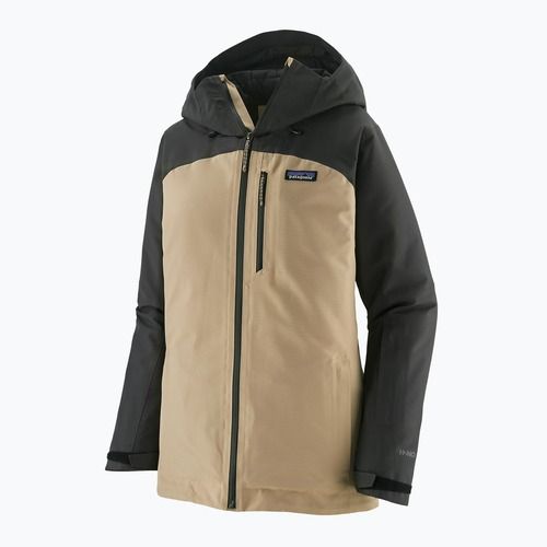 Dámska bunda do dažďa Patagonia Insulated Powder Town oar tan