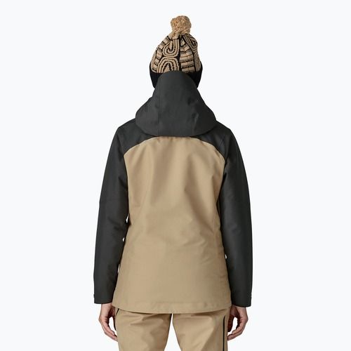 Dámska bunda do dažďa Patagonia Insulated Powder Town oar tan