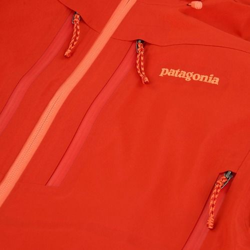 Dámska bunda do dažďa Patagonia Pluma Pro sizzle red