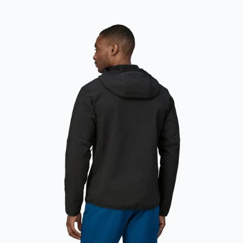 Pánska softshellová bunda Patagonia R2 TechFace Hoody black