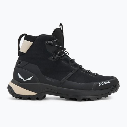 Dámske trekingové topánky Salewa Puez 2 Mid Ptx black/black