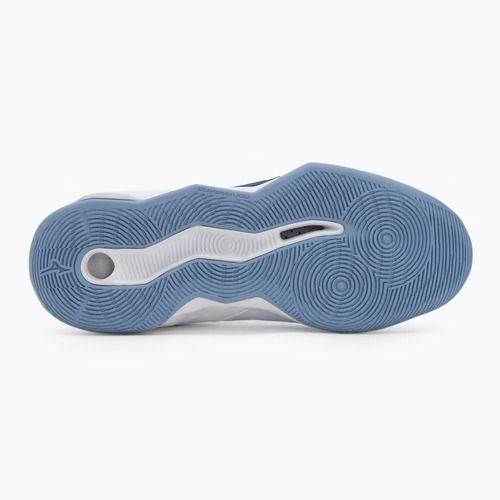 Volejbalové topánky Mizuno Wave Dimension Mid biele/bellwether modré/belairblu