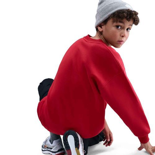 Detská mikina Nike Sportswear Club Fleece university red/white