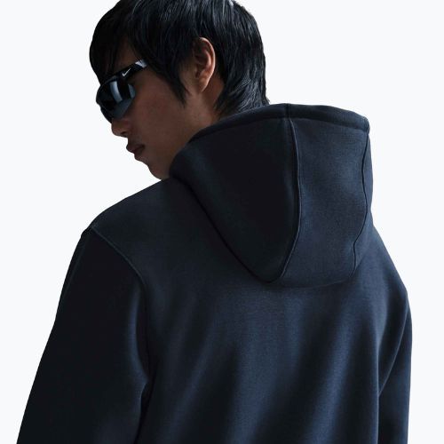 Pánska mikina Nike Club Full Zip Hoodie obsidian/obsidian/white