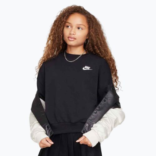 Detská mikina Nike Sportswear Club Fleece black/white