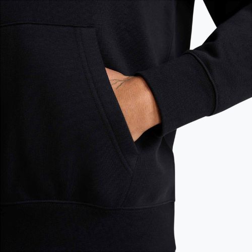 Pánska mikina Nike Club French Terry Pullover Hoodie black/black/white