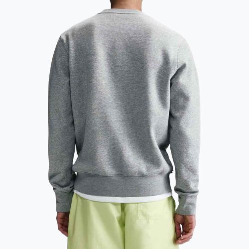 Pánska mikina Nike Club Fleece Crew dark grey heather/white