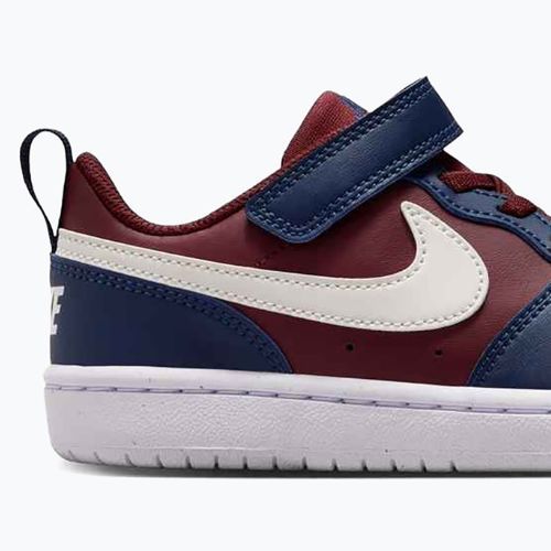 Detské topánky Nike Court Borough Low Recraft dark team red/soft pearl/midnight navy