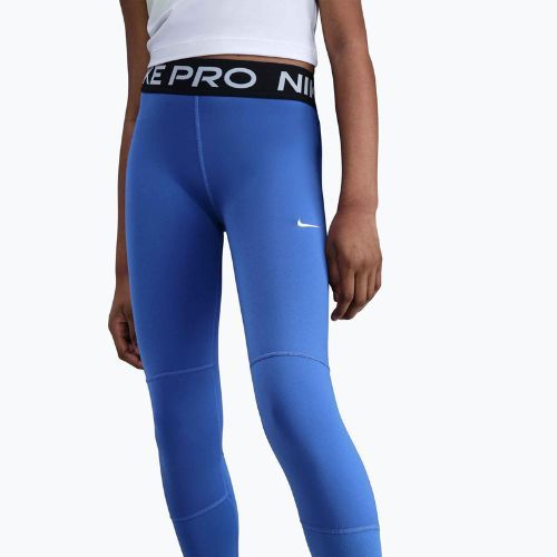 Detské legíny Nike Pro Dri-FIT comet blue/black/white
