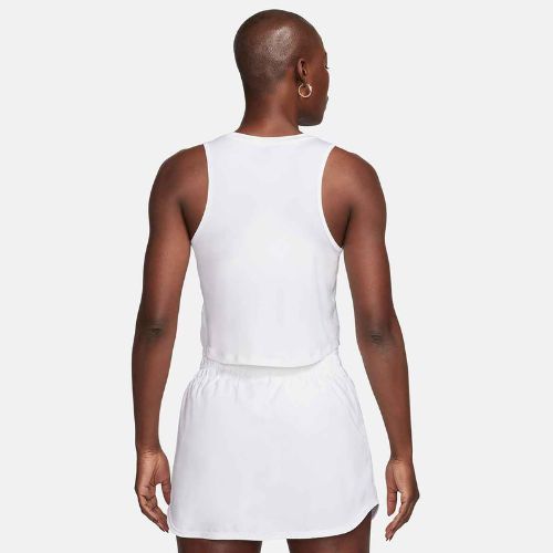 Dámske tréningové tričko Nike One Classic Dri-Fit Cropped Tank white