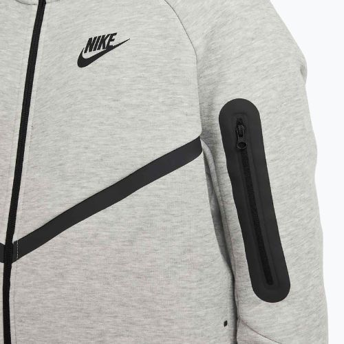 Detská mikina Nike Sportswear Tech Fleece Full-Zip dark grey heather/black/black