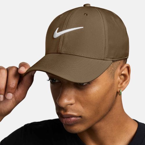 Šiltovka Nike Dri-FIT Club mosswood brown/white