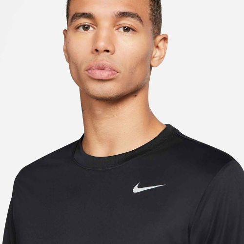 Pánske tréningové tričko longsleeve Nike Dri-FIT Legend black/matte silver