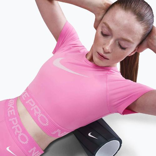 Dámsky tréningový top Nike Pro Dri-Fit Graphic Cropped playful pink/pink foam/white