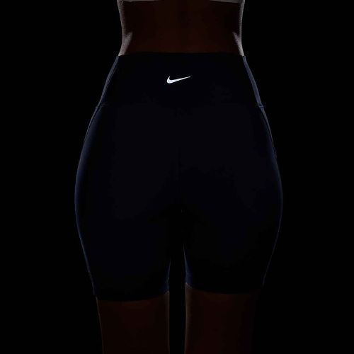 Dámske šortky Nike One High Waisted 8" Biker midnight navy