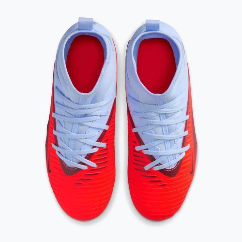 Detské kopačky Nike Phantom 6 High Club FG/MG royal tint/bright crimson