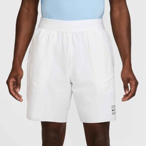 Pánske tenisové šortky Nike Court Dri-Fit Advantage 8" white/black