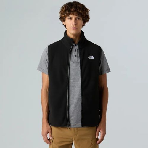 Pánska vesta The North Face Glacier Fleece black