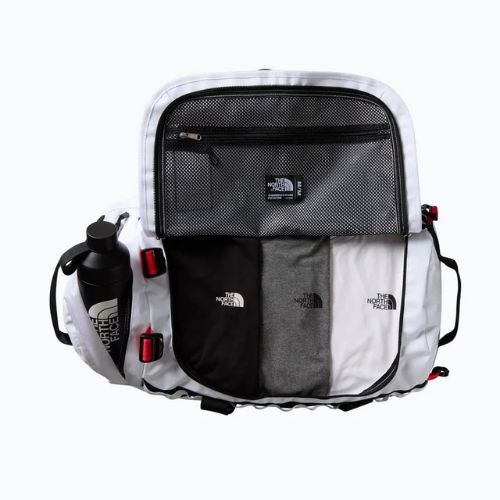 Cestovná taška The North Face Base Camp Duffel M 71 l white/black/elevation red