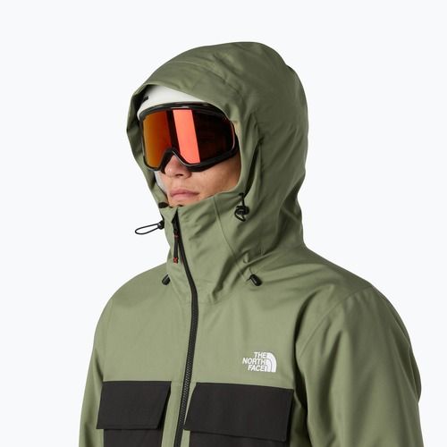 Muška snowboard jakna The North Face Fourbarrel Triclimate bark mist/black
