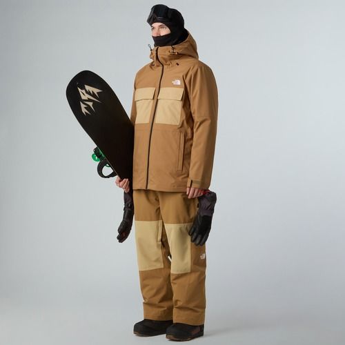 Pánska snowboardová bunda The North Face Fourbarrel Triclimate utility brown/khaki