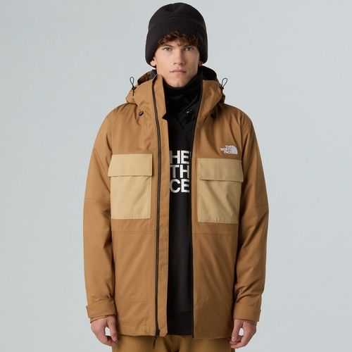 Pánska snowboardová bunda The North Face Fourbarrel Triclimate utility brown/khaki