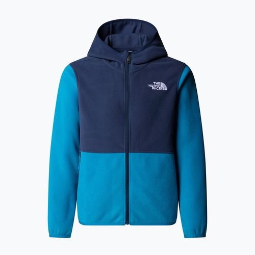 Detská fleecová mikina The North Face Teen Glacier Full Zip Hoodie dusk blue/summit navy