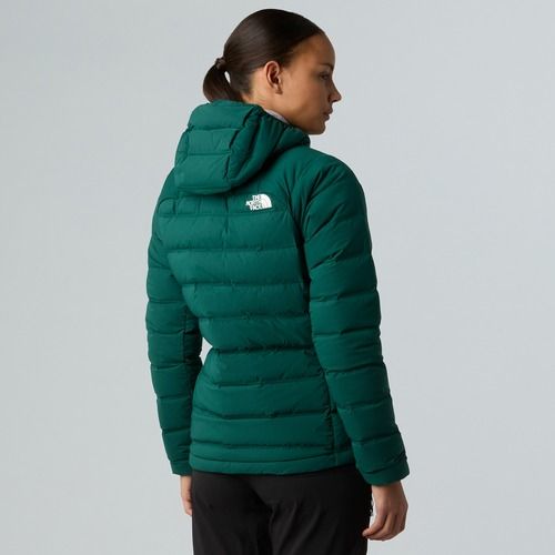 Dámska páperová bunda The North Face Abseil Stretch Down Hoodie hunter green
