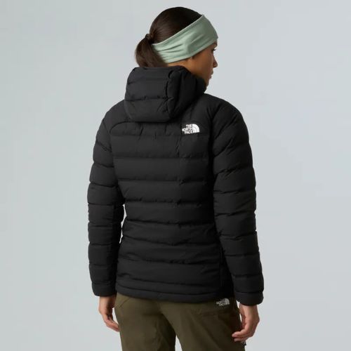 Dámska páperová bunda The North Face Abseil Stretch Down Hoodie black
