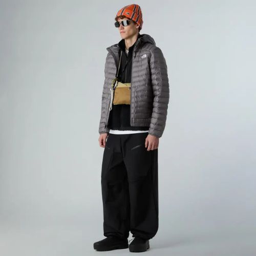 Pánska  páperová bunda The North Face Huila Synthetic Hoodie smoked pearl