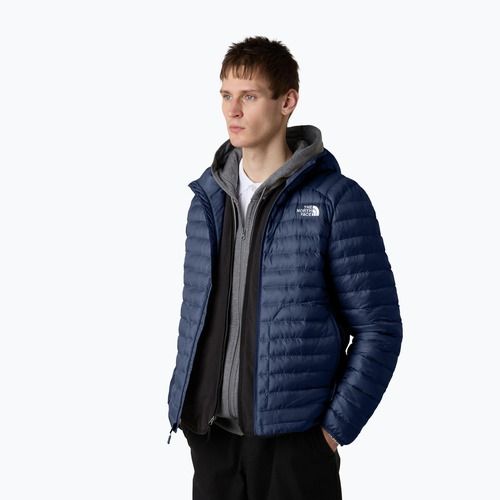 Pánska páperová bunda The North Face Huila Synthetic Hoodie summit navy