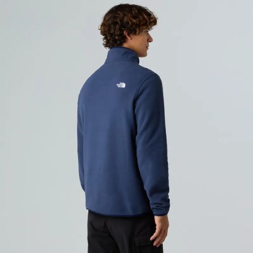 Pánska fleecová mikina The North Face Glacier Fleece 1/4 Zip summit navy