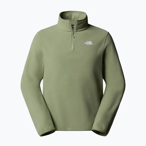 Pánska fleecová mikina The North Face Glacier Fleece 1/4 Zip shoulder mist