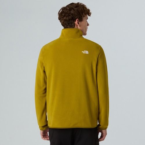 Pánska mikina The North Face Glacier Fleece 1/4 Zip deep dijon