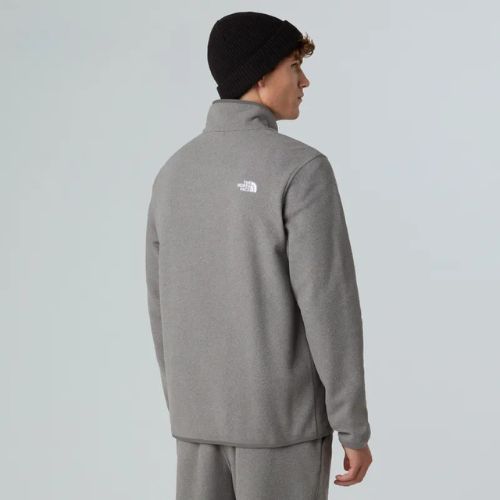Pánska fleecová mikina The North Face Glacier Fleece 1/4 Zip mid grey heather